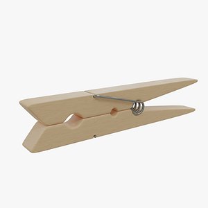 Clothespin Clip 3D model