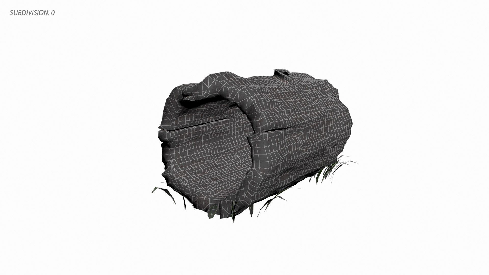 3D Cartoon Log - TurboSquid 2208953