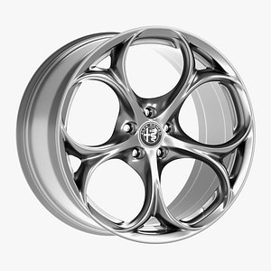 Alfa Romeo Giulia rim 3D model