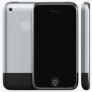 iPhone 1st generation Smartphone 3D model