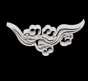 Cloud earrings decorative accessories combination bag model style