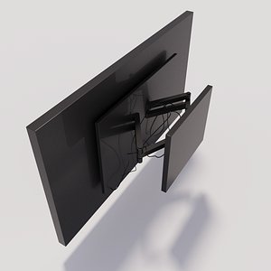 3D tv mount model