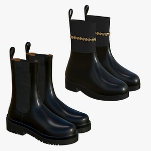Realistic Leather Boots V61