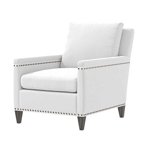 Restoration Hardware TURNER TRACK ARM CHAIR WITH NAILHEADS