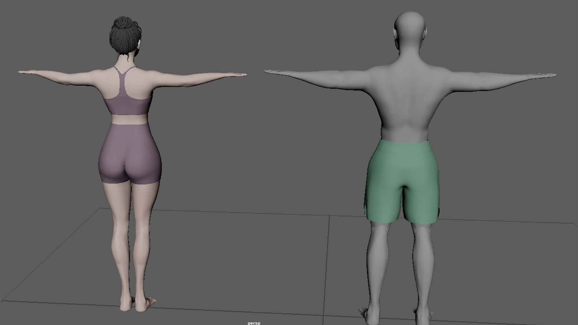 3D Model Men And Women Modeling Maya - TurboSquid 2226591