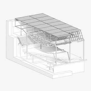 Structure detail - Gimnasio Maravillas de Alejandro de la Sota