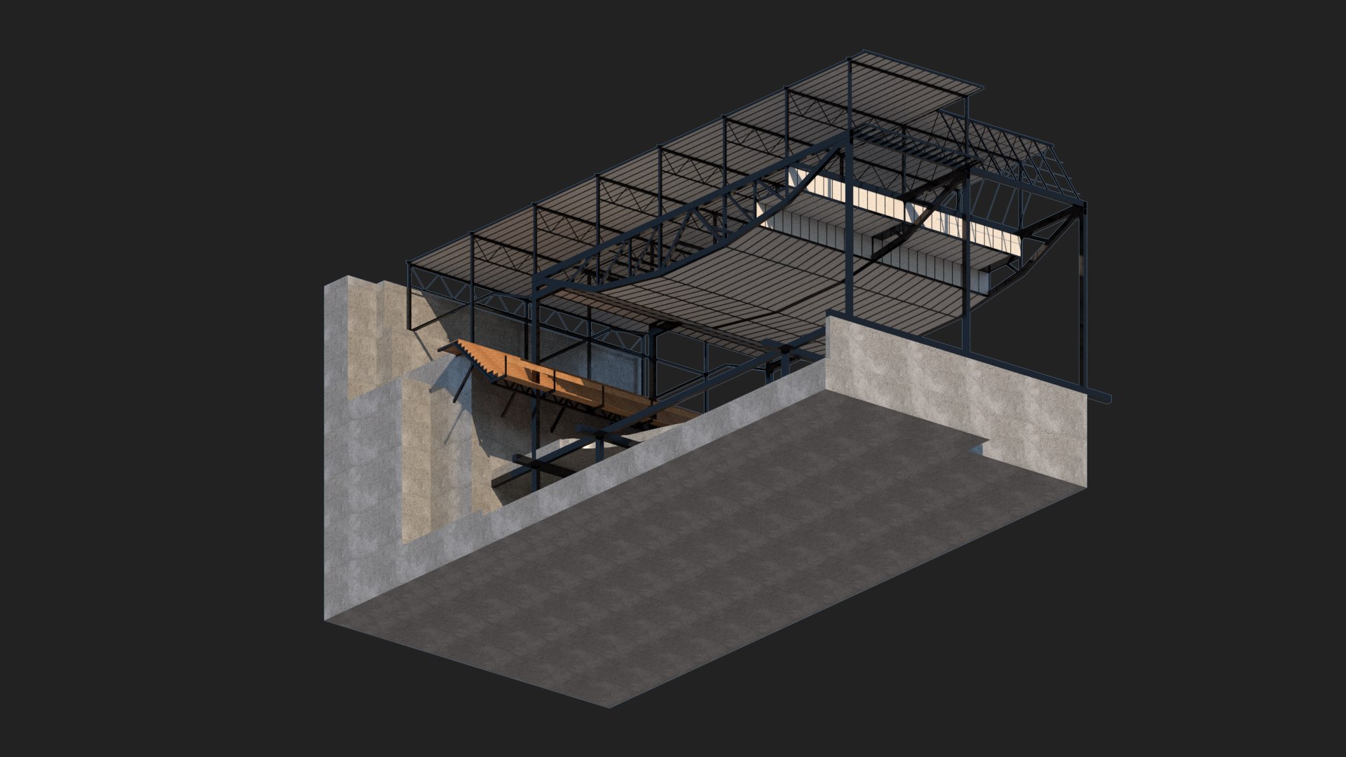 Structure detail - Gimnasio Maravillas de Alejandro de la Sota 3D model https://p.turbosquid.com/ts-thumb/mV/Qo3MLS/N5/1920x10802/png/1664670369/1920x1080/fit_q87/1eaf78ba99dc65a7d89f0095e6c04fc75b523b3f/1920x10802.jpg