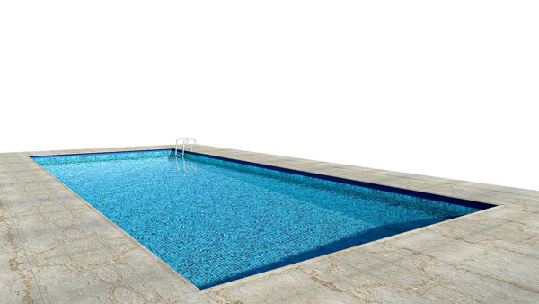 3D swimming pool model - TurboSquid 1347915