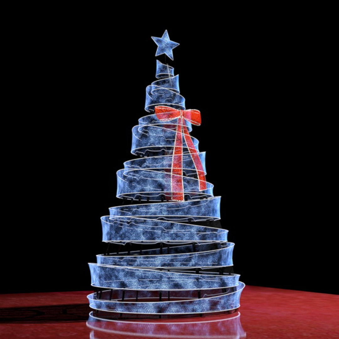 Abstract christmas tree 3D model - TurboSquid 1236096