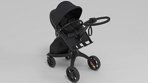 Stokke Black Xplory 6 Stroller