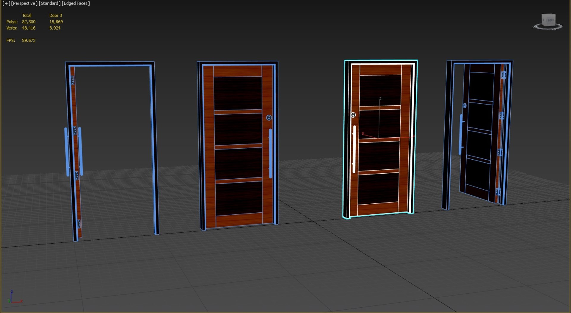 3D Door Design 41 Model - TurboSquid 2213659