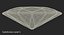 cushion cut diamond 3D model