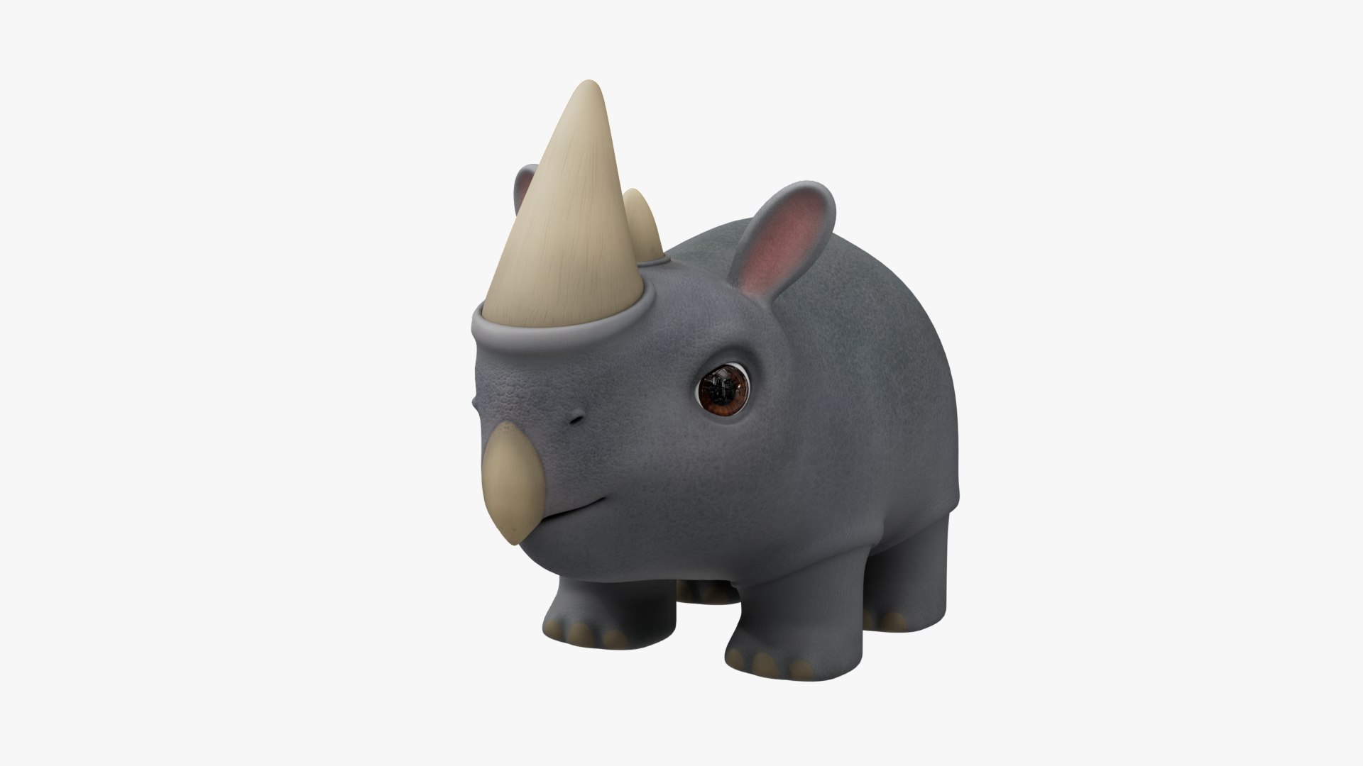 3D Little Rino - TurboSquid 2361614