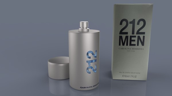 modelo 3d 212 Carolina Herrera para hombre perfume - TurboSquid 1139614