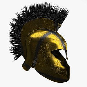 3D achilles warrior helmet