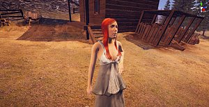 character elegant woman 3D