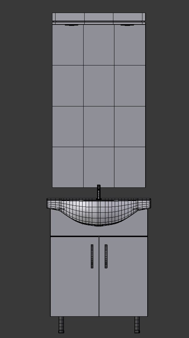 3d Bathroom Vanity Unit Model