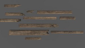 wood woodplank 3D