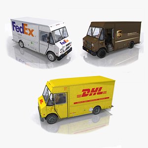 3D photorealistic post trucks