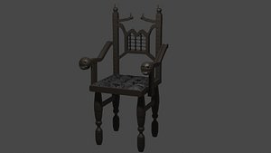 Antique Chair 3D model