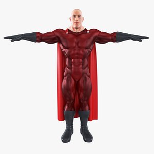 costume super hero fbx