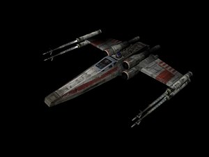 x wing x-wing 3d model