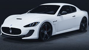 3D 2014 Maserati GranTurismo MC Stradale 3D Model Grand Perfection