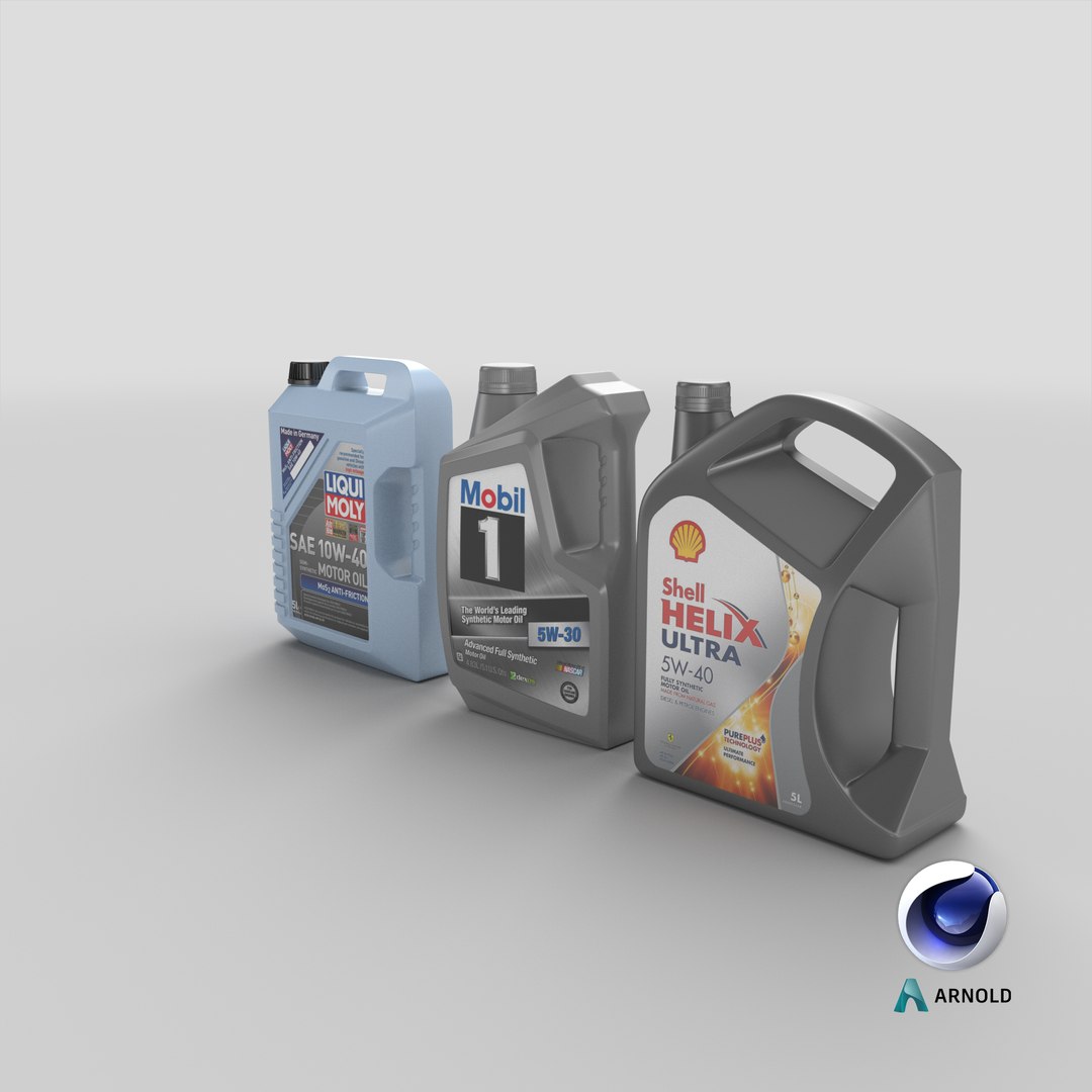 Detailed Shell Helix Motor Oil Bottle 3D Model - TurboSquid 2033960