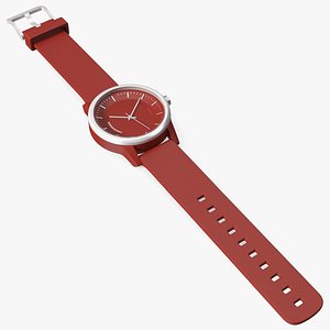 Sportive Watch with Unfastened Strap