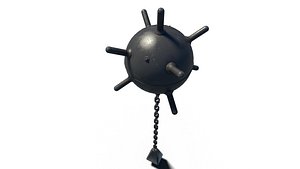 3D model sea mine