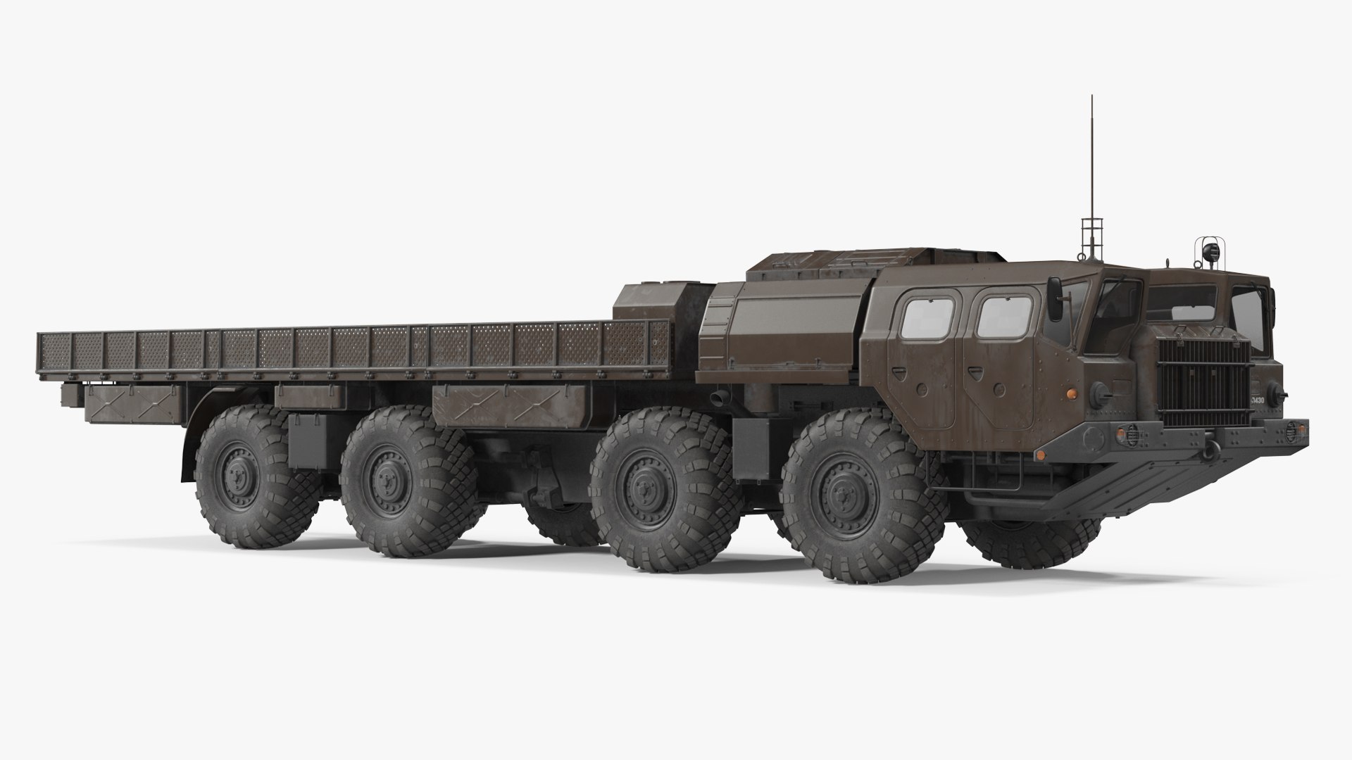 MAZ 7310 Offroad 8x8 Transport Vehicle 3D model preview