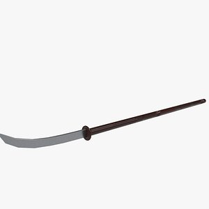 Naginata 3D model