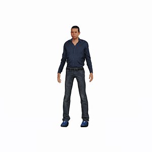 Game ready Character - Rigged man
