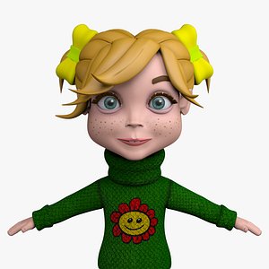 Cartoon Girl Mia