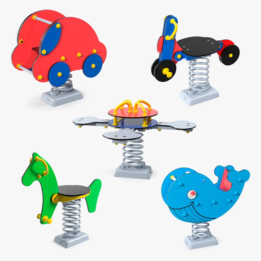 Spring Swings Collection 3 3D model preview