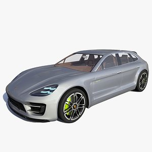 porsche panamera sport turismo 3d max