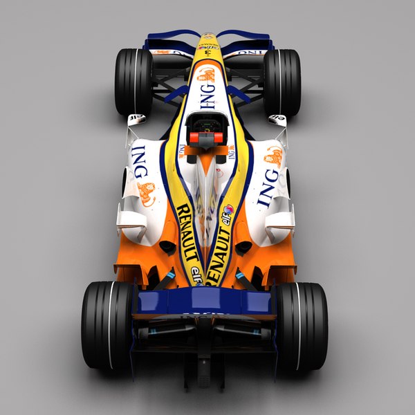 renault r27 car 3d model