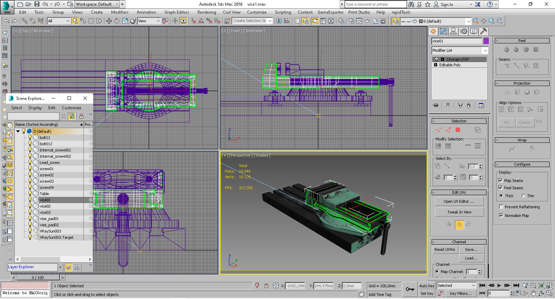 3D Machine Vice - TurboSquid 1837600