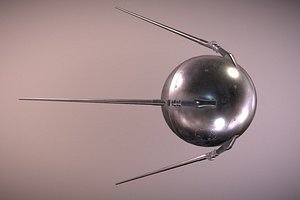 Sputnik 1 PBR low poly