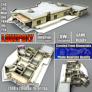 Lowpoly Building MDRN04