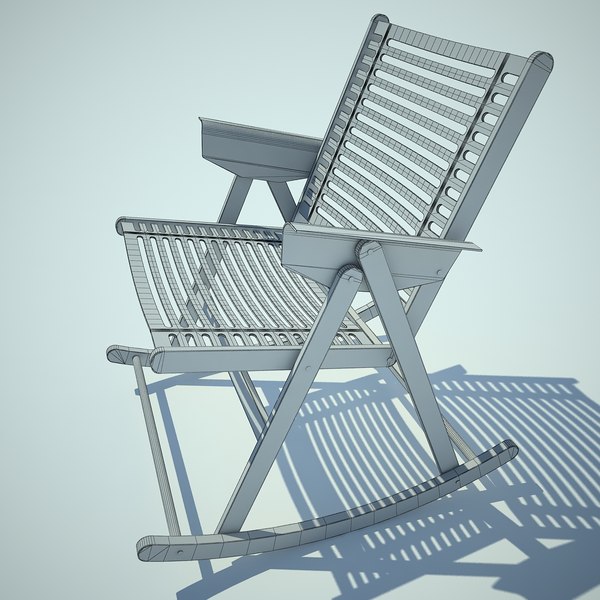 rex rocking chair 3ds