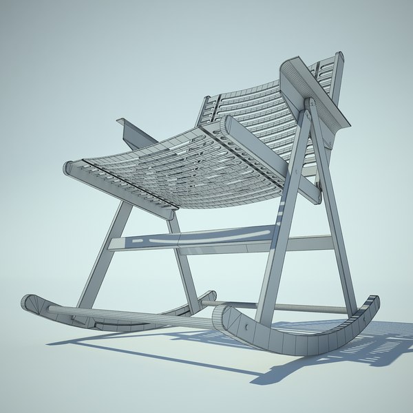 rex rocking chair 3ds