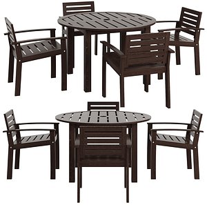 Dining set  by ikea 3D model