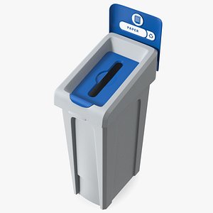 3D Paper Waste Recycling Bin model