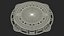 3D model Cover of Round Manhole Old