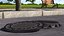 3D model Cover of Round Manhole Old