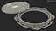 3D model Cover of Round Manhole Old