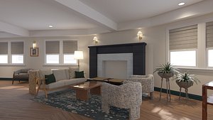 3D Sagaponack Lobby model