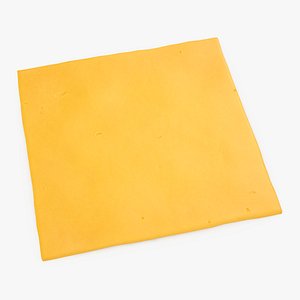 Cheddar Cheese Slice 3D