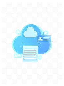 Frosted glass texture Cloud Scene 3D model